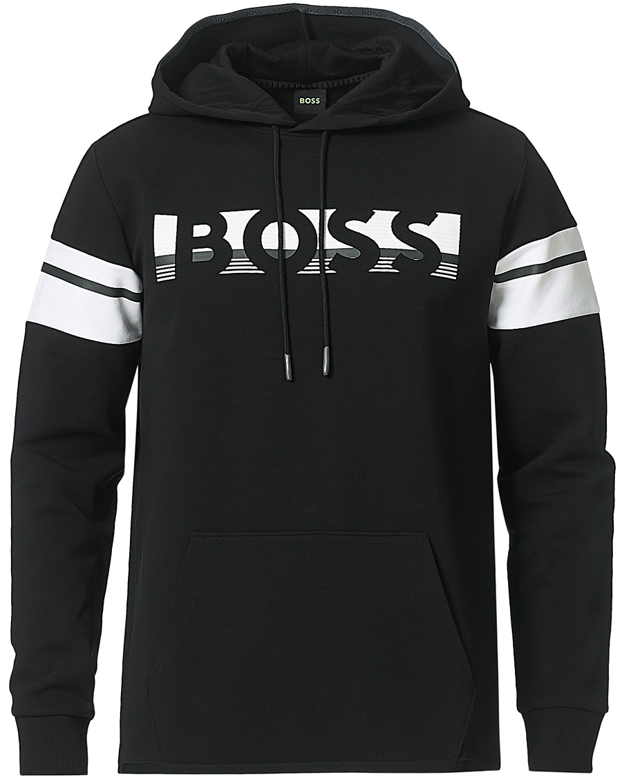 Men | Sweaters & Knitwear | BOSS GREEN | BOSS Athleisure Soody Hoodie Black