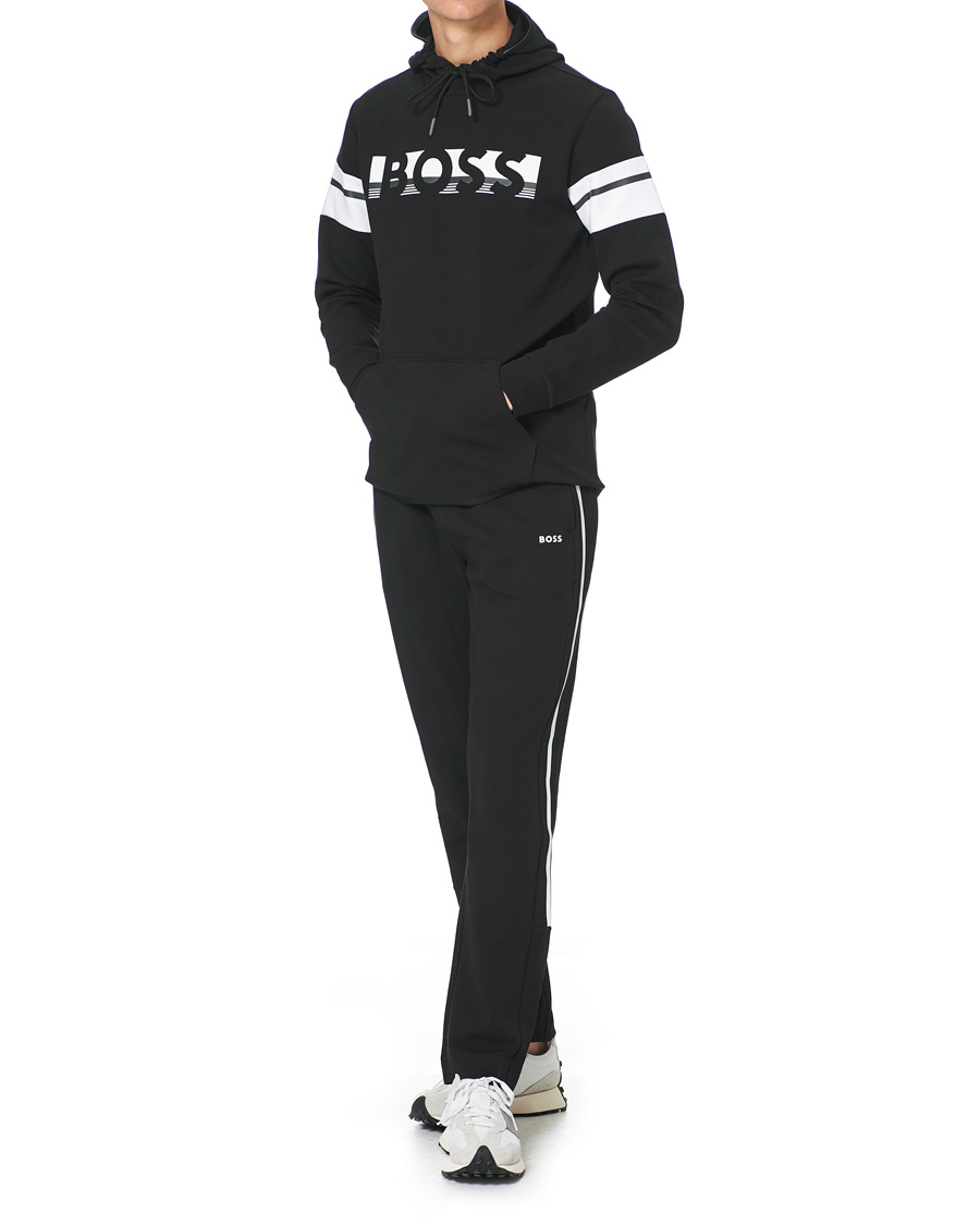 Men | Sweaters & Knitwear | BOSS GREEN | BOSS Athleisure Soody Hoodie Black