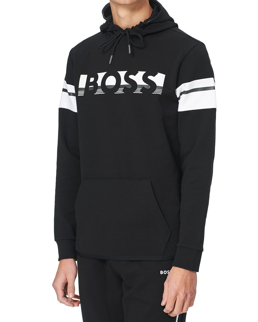 Men | Sweaters & Knitwear | BOSS GREEN | BOSS Athleisure Soody Hoodie Black