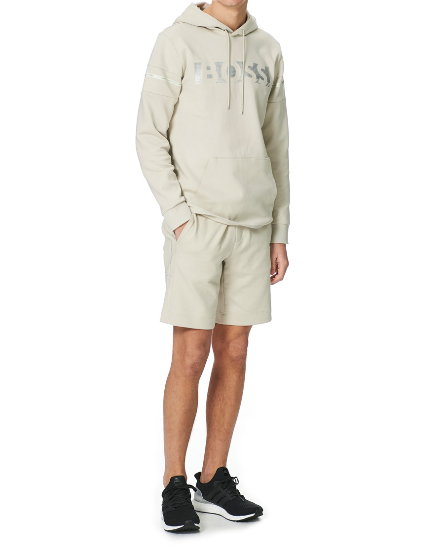 Men | Sweaters & Knitwear | BOSS GREEN | BOSS Athleisure Soody Hoodie Light Beige