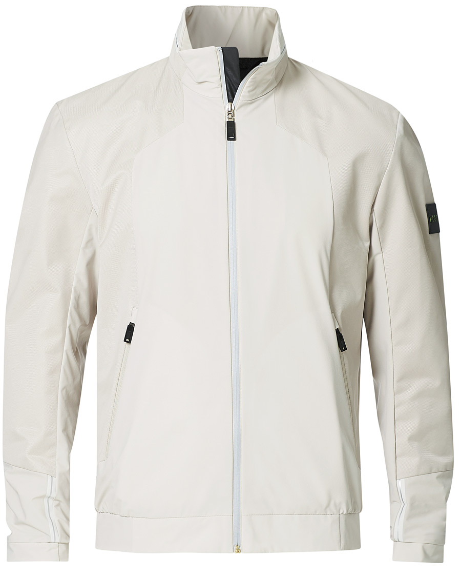 Men | Coats & Jackets | BOSS GREEN | BOSS Athleisure Furio Taped Logo Jacket Light Beige