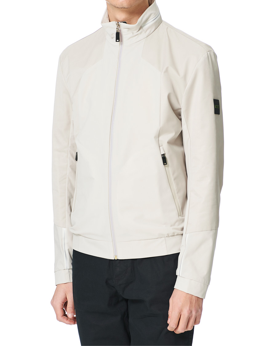 Men | Coats & Jackets | BOSS GREEN | BOSS Athleisure Furio Taped Logo Jacket Light Beige