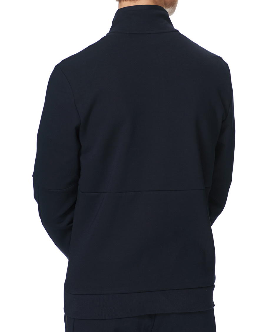 Men | Sweaters & Knitwear | BOSS GREEN | BOSS Athleisure Sweat Half Zip Dark Blue