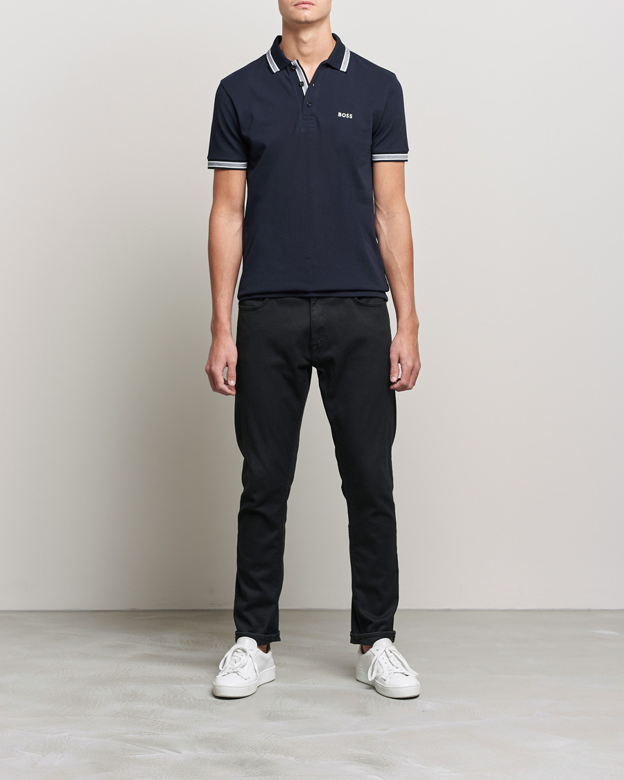 Men | Polo Shirts | BOSS GREEN | Paddy Piké Navy