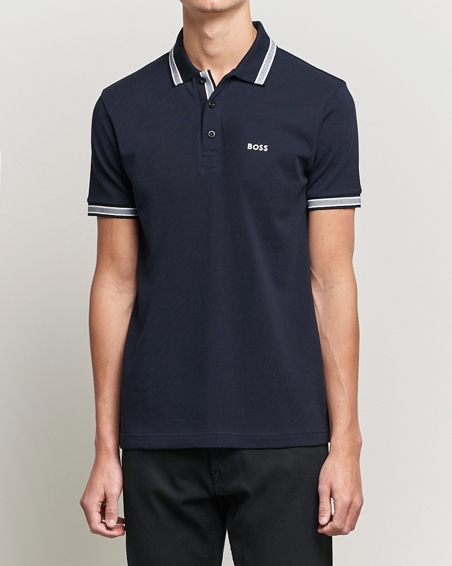 Men | Polo Shirts | BOSS GREEN | Paddy Piké Navy