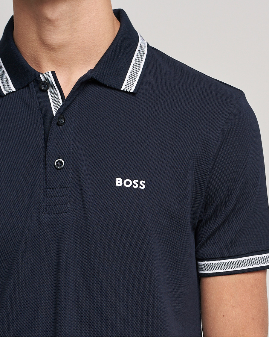 Men | Polo Shirts | BOSS GREEN | Paddy Piké Navy