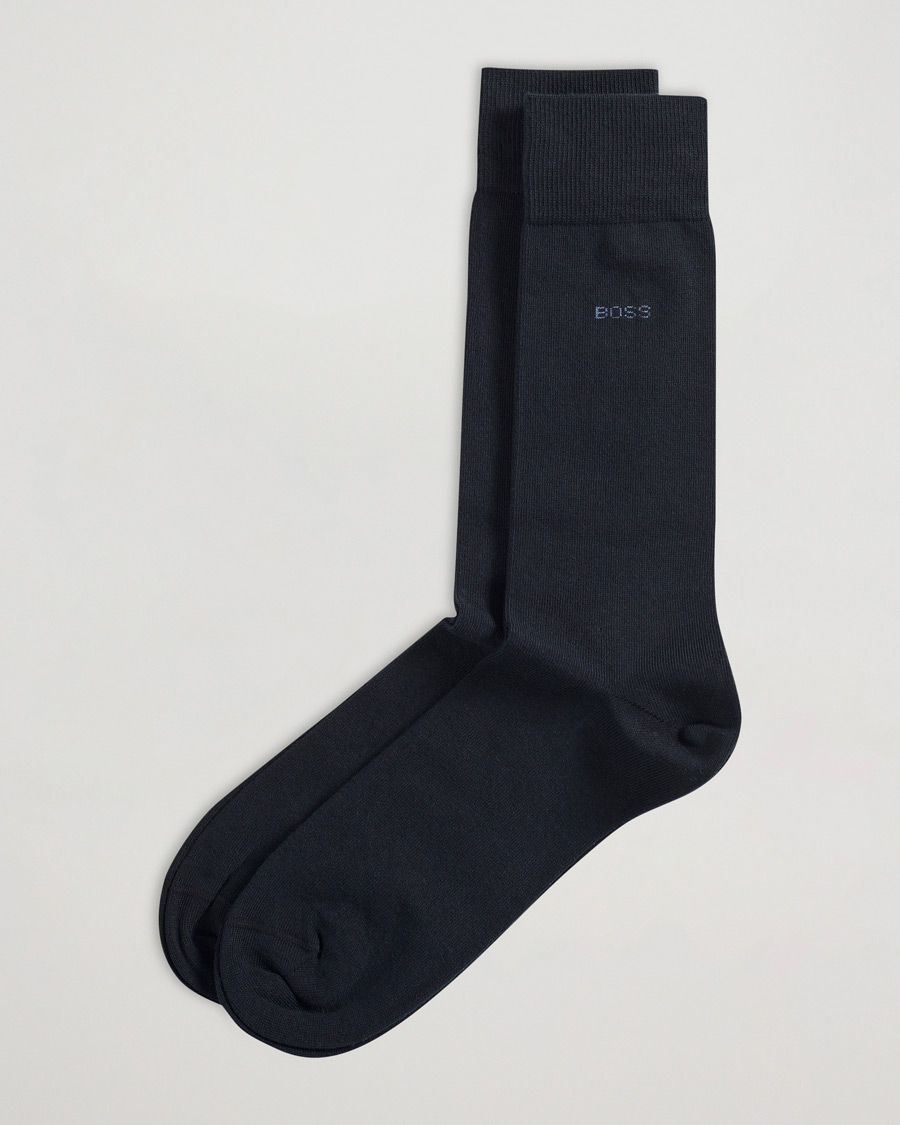 Men | Underwear & Socks | BOSS BLACK | 2-Pack RS Uni Socks Dark Blue