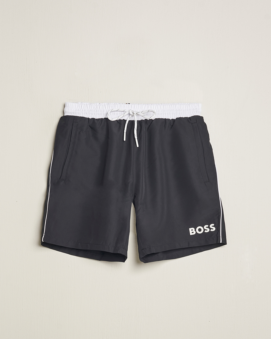 Men | Swimwear | BOSS BLACK | Starfish Swimshorts Black