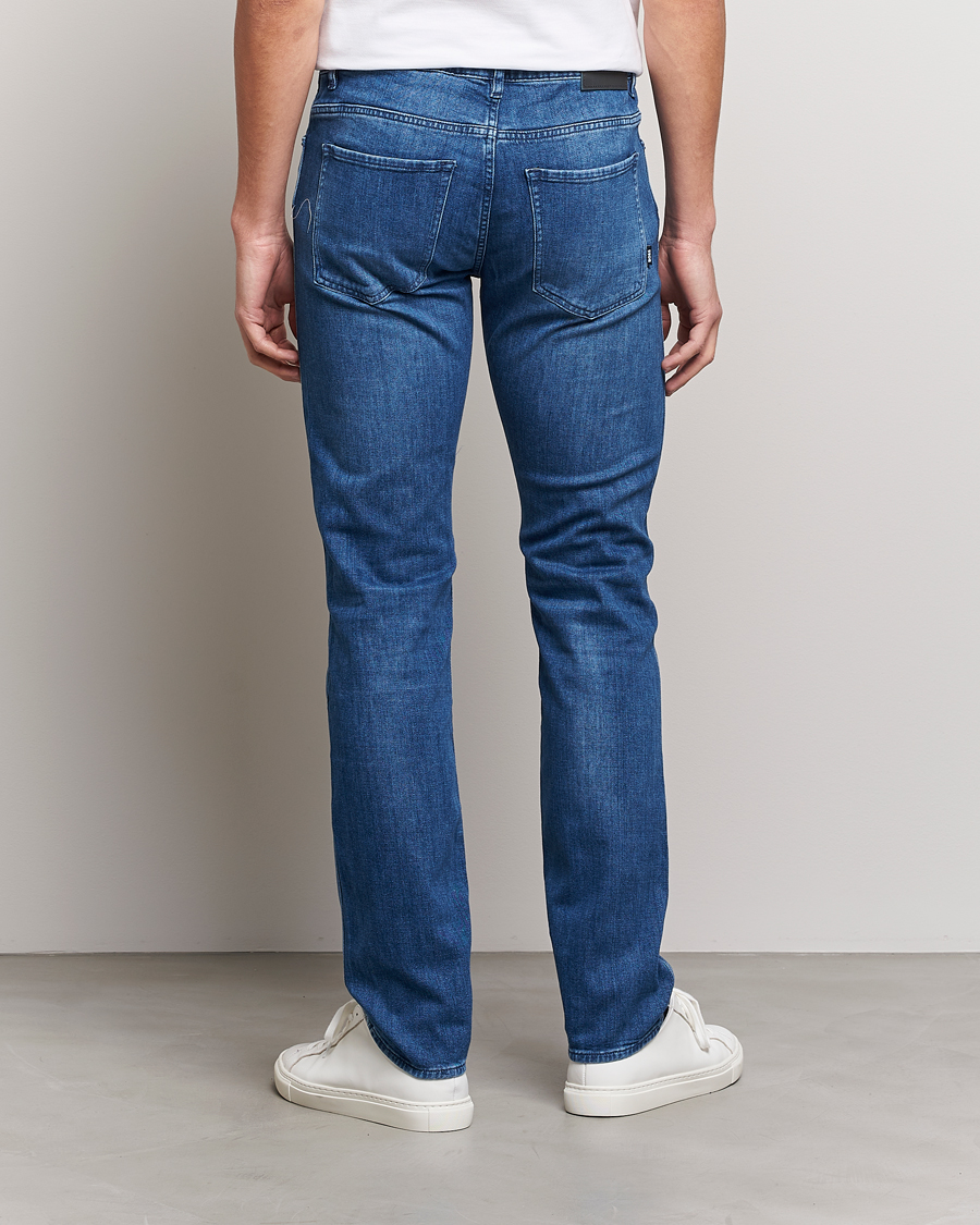 Men | Jeans | BOSS BLACK | Delaware Slim Fit Stretch Jeans Medium Blue