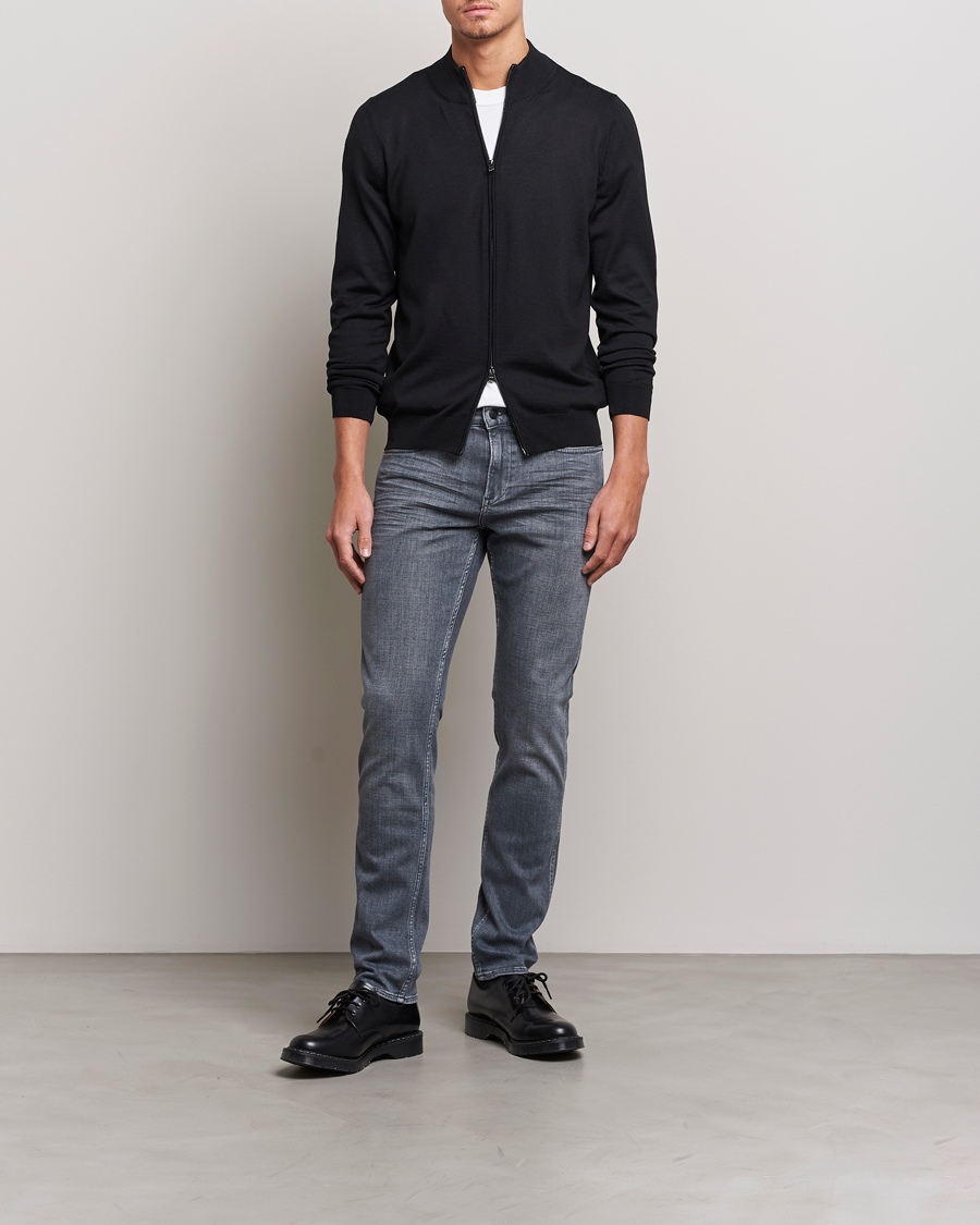 Men | Jeans | BOSS BLACK | Delaware Slim Fit Stretch Jeans Medium Grey