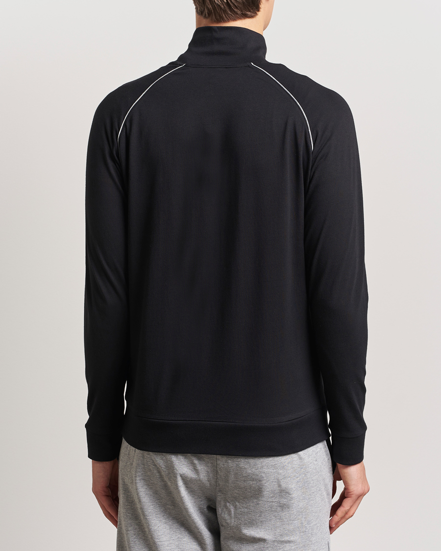 Men | Sweaters & Knitwear | BOSS BLACK | Mix & Match Full Zip Jacket Black