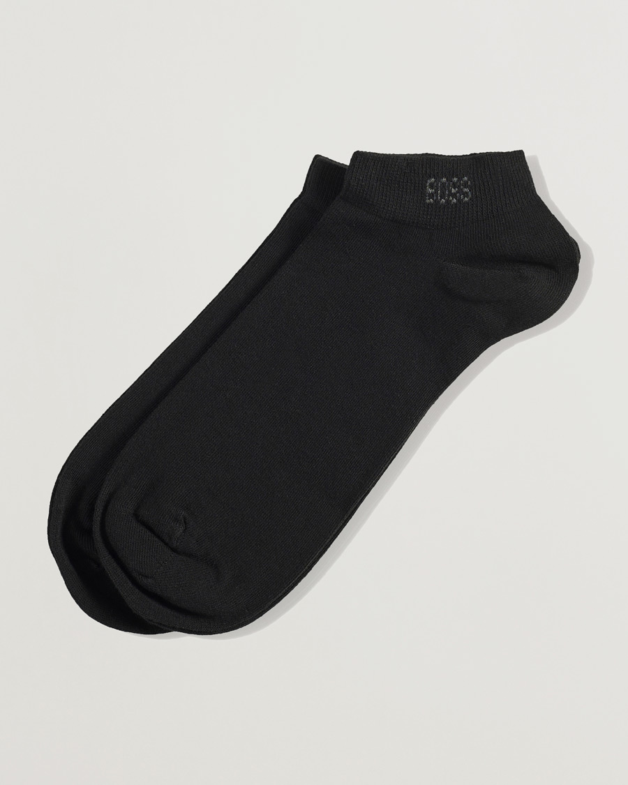 Men | Underwear & Socks | BOSS BLACK | 2-Pack Sneaker Socks Black