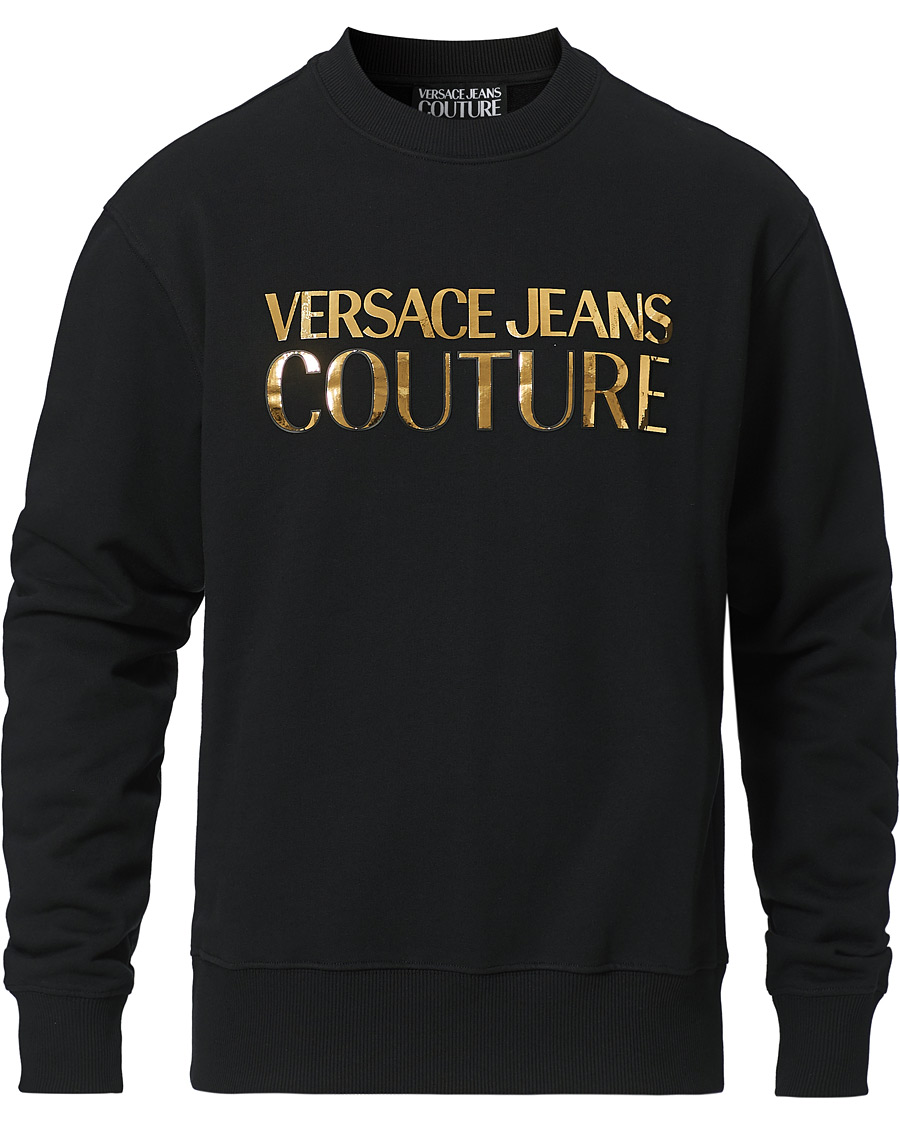 Men | Sweaters & Knitwear | Versace Jeans Couture | Logo Mirror Sweatshirt Black