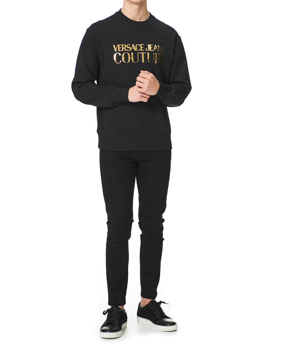 Men | Sweaters & Knitwear | Versace Jeans Couture | Logo Mirror Sweatshirt Black