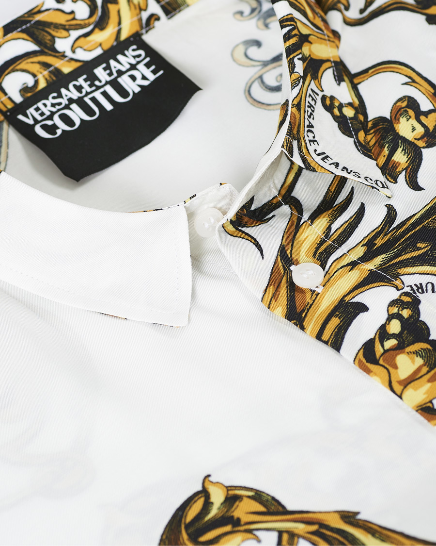 Men | Shirts | Versace Jeans Couture | Garland Print Shirt White