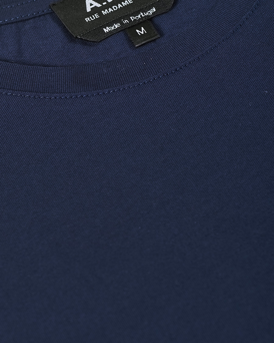 Men | T-Shirts | A.P.C. | Item Short Sleeve Tee Navy