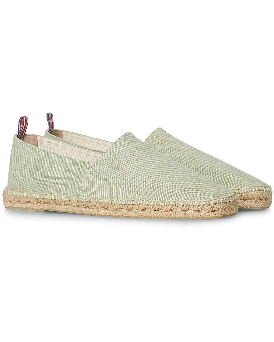 Men | Castañer Pablo Washed Canvas Espadrilles Verde Agua | Castañer | Pablo Washed Canvas Espadrilles Verde Agua