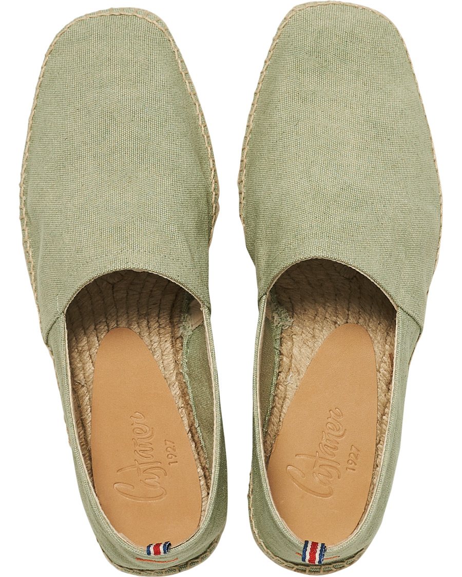 Men | Castañer Pablo Washed Canvas Espadrilles Verde Agua | Castañer | Pablo Washed Canvas Espadrilles Verde Agua