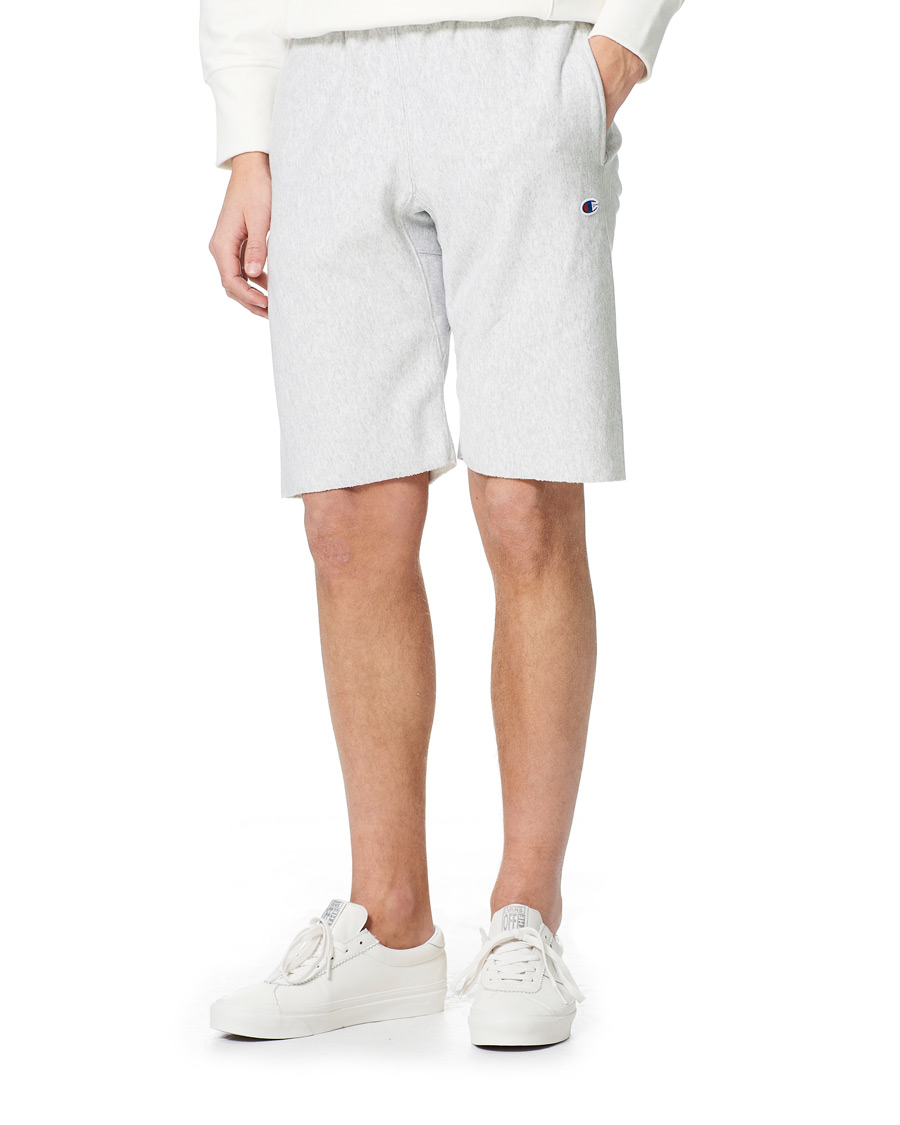 Men | Shorts | Champion | Reverse Weave Soft Fleece Sweatshorts Gray Melange