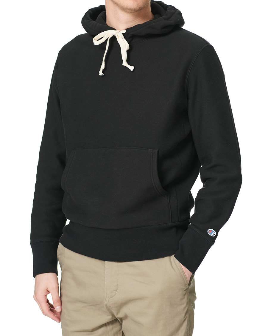 Men | Sweaters & Knitwear | Champion | Todd Snyder Loose French Terry Hood Black