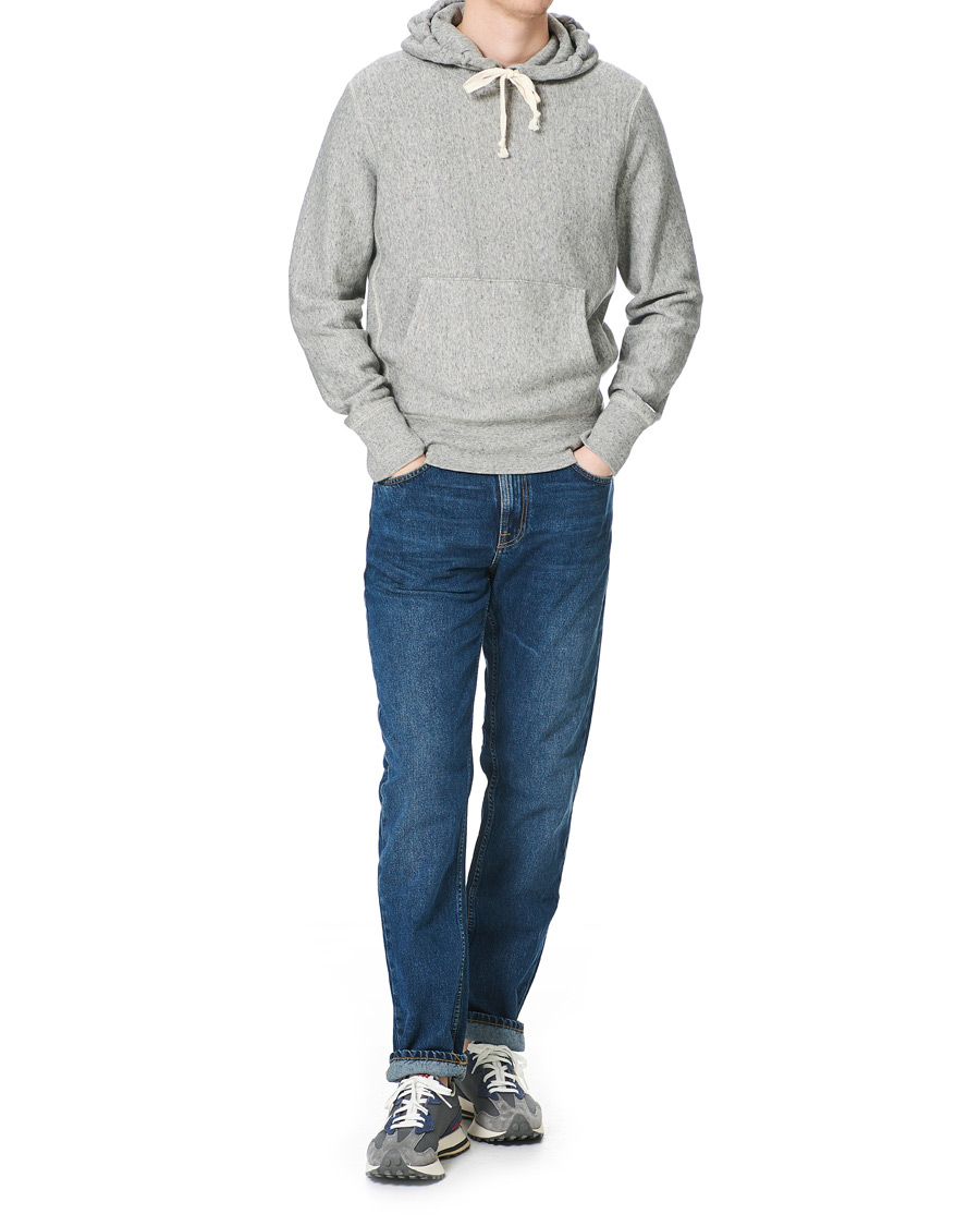 Men | Sweaters & Knitwear | Champion | Todd Snyder Loose French Terry Hood Antique Grey Mix