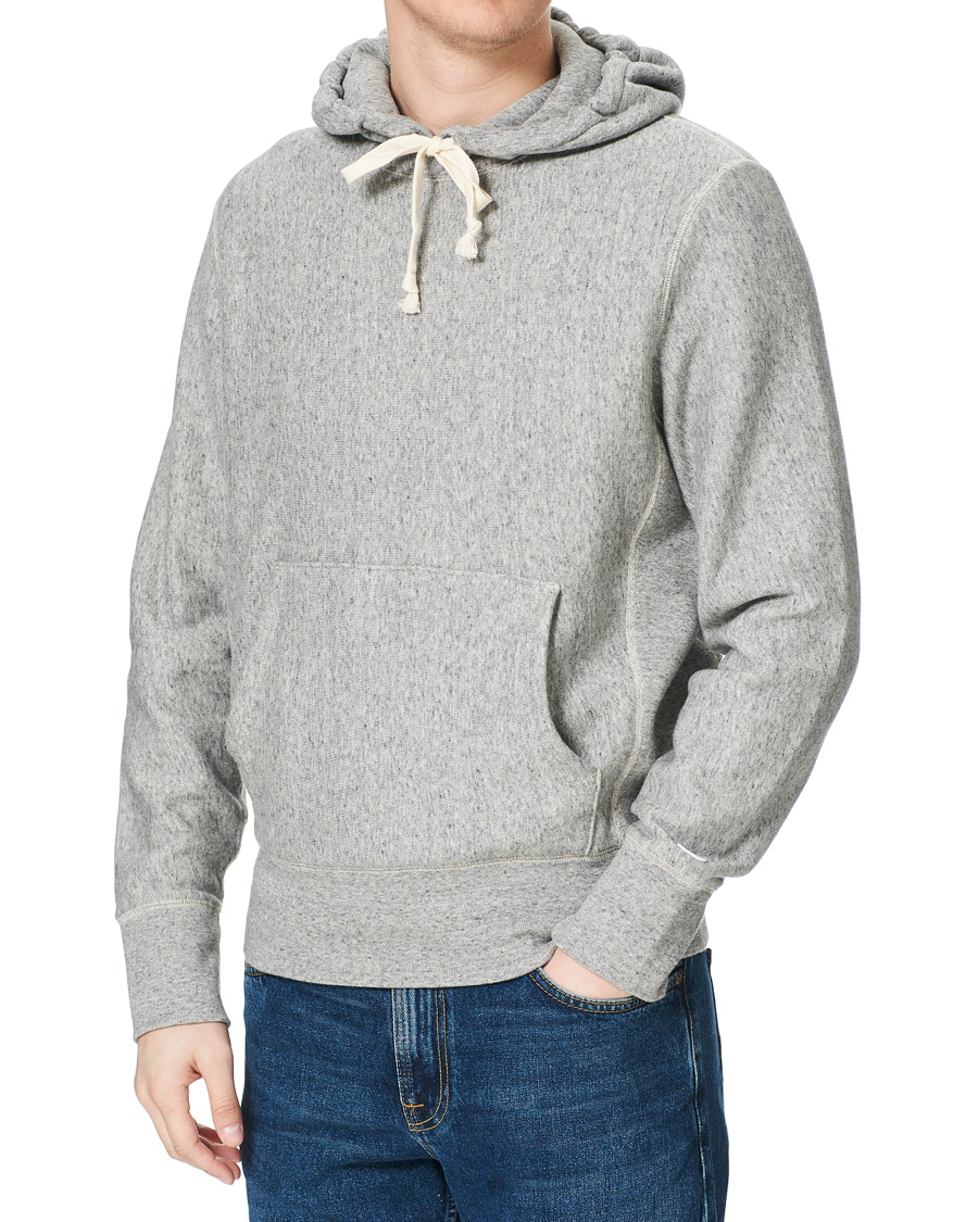 Men | Sweaters & Knitwear | Champion | Todd Snyder Loose French Terry Hood Antique Grey Mix