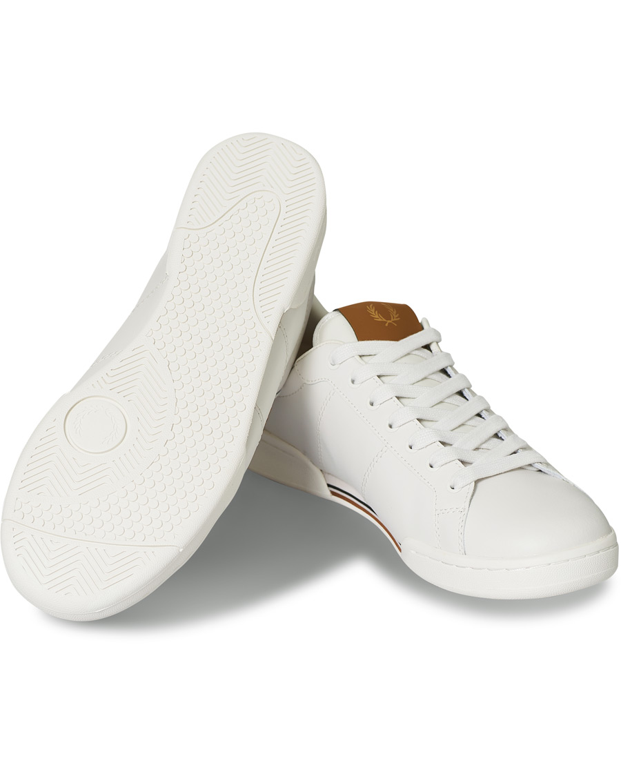 Men | Fred Perry B722 Leather Sneaker Porcelain | Fred Perry | B722 Leather Sneaker Porcelain