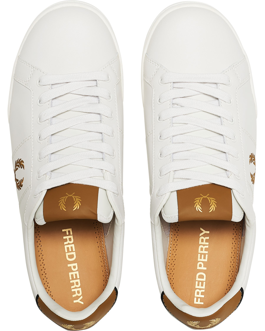Men | Fred Perry B722 Leather Sneaker Porcelain | Fred Perry | B722 Leather Sneaker Porcelain