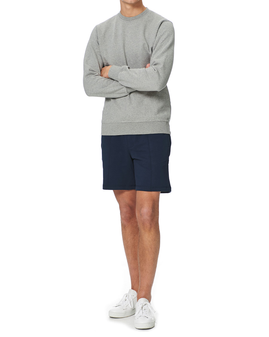Men | Shorts | Stenströms | Cotton Jersey Shorts Navy
