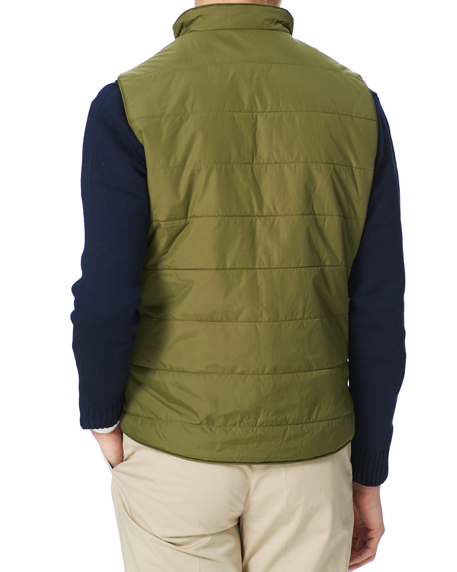 Men | Coats & Jackets | Stenströms | Nylon Vest Green