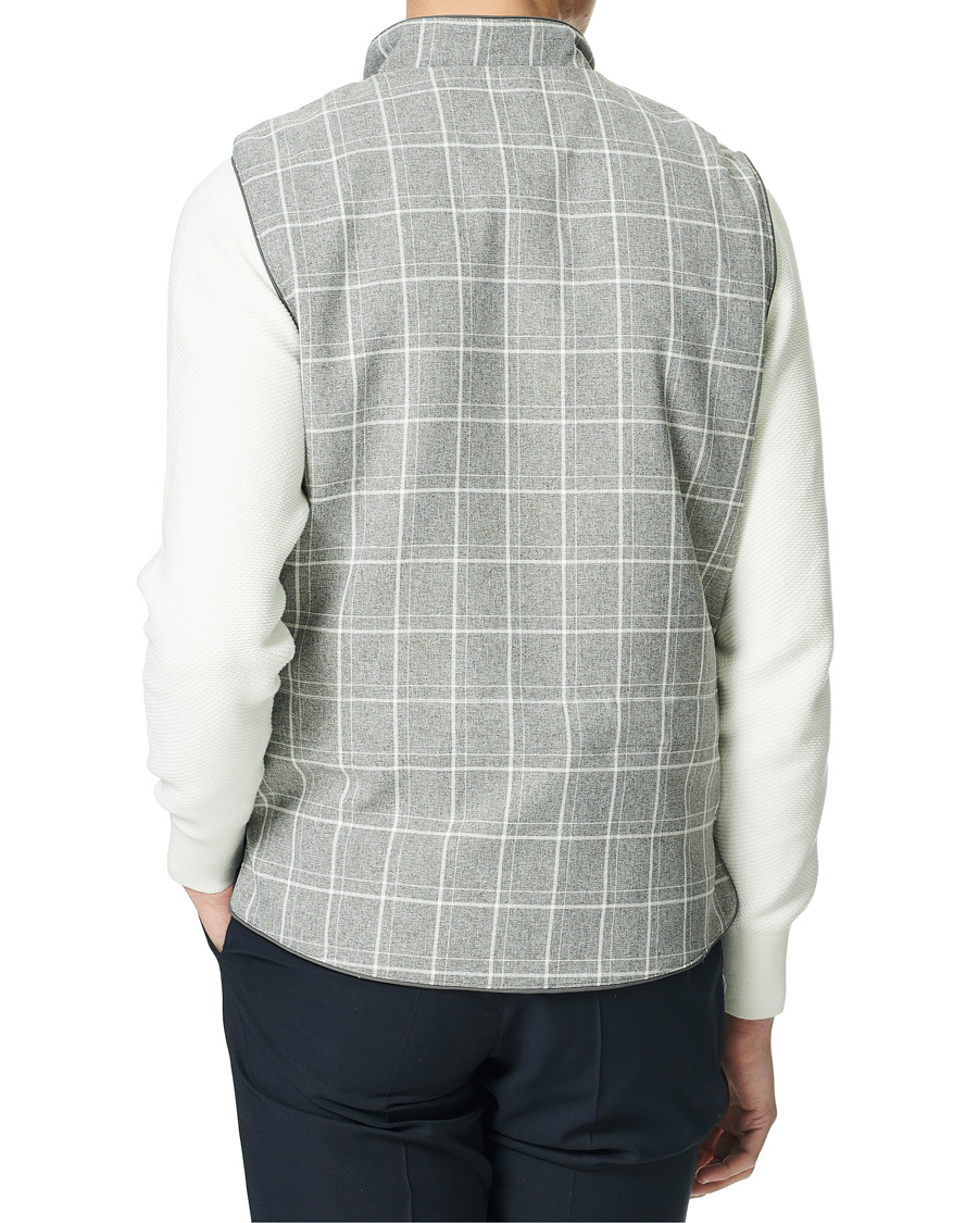 Men | Coats & Jackets | Stenströms | Quilted Light Padded Vest Grey