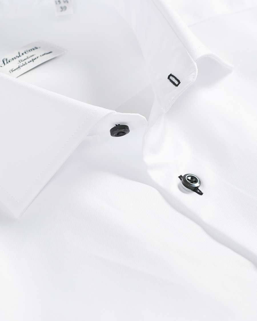 Men | Shirts | Stenströms | Slimline Cut Away Shirt White