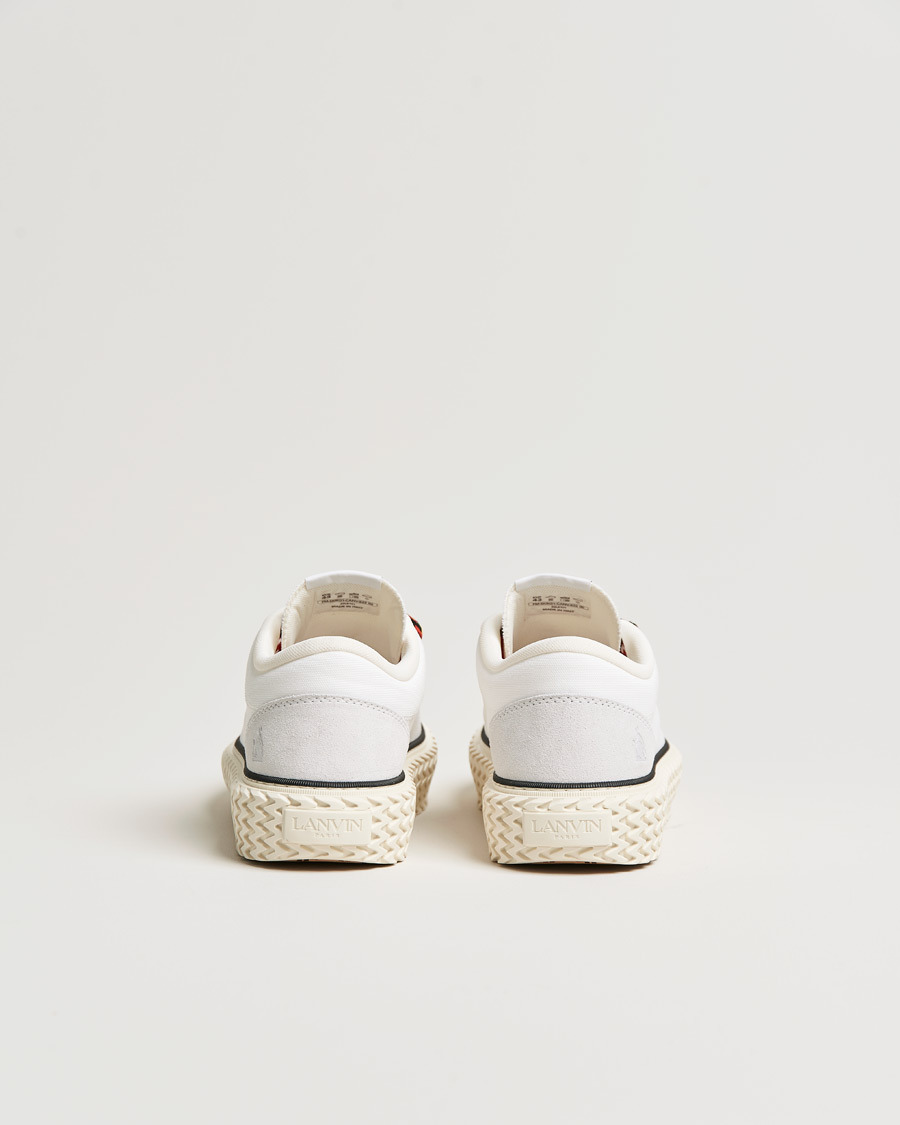 Men | Lanvin Low Top Vulcanized Sneakers White | Lanvin | Low Top Vulcanized Sneakers White
