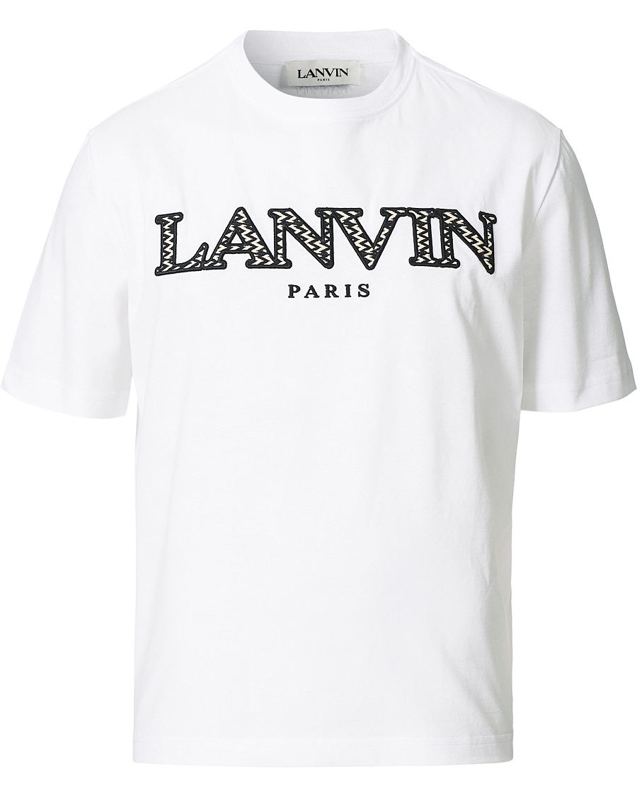 Men | T-Shirts | Lanvin | Curb Logo T-Shirt Optic White