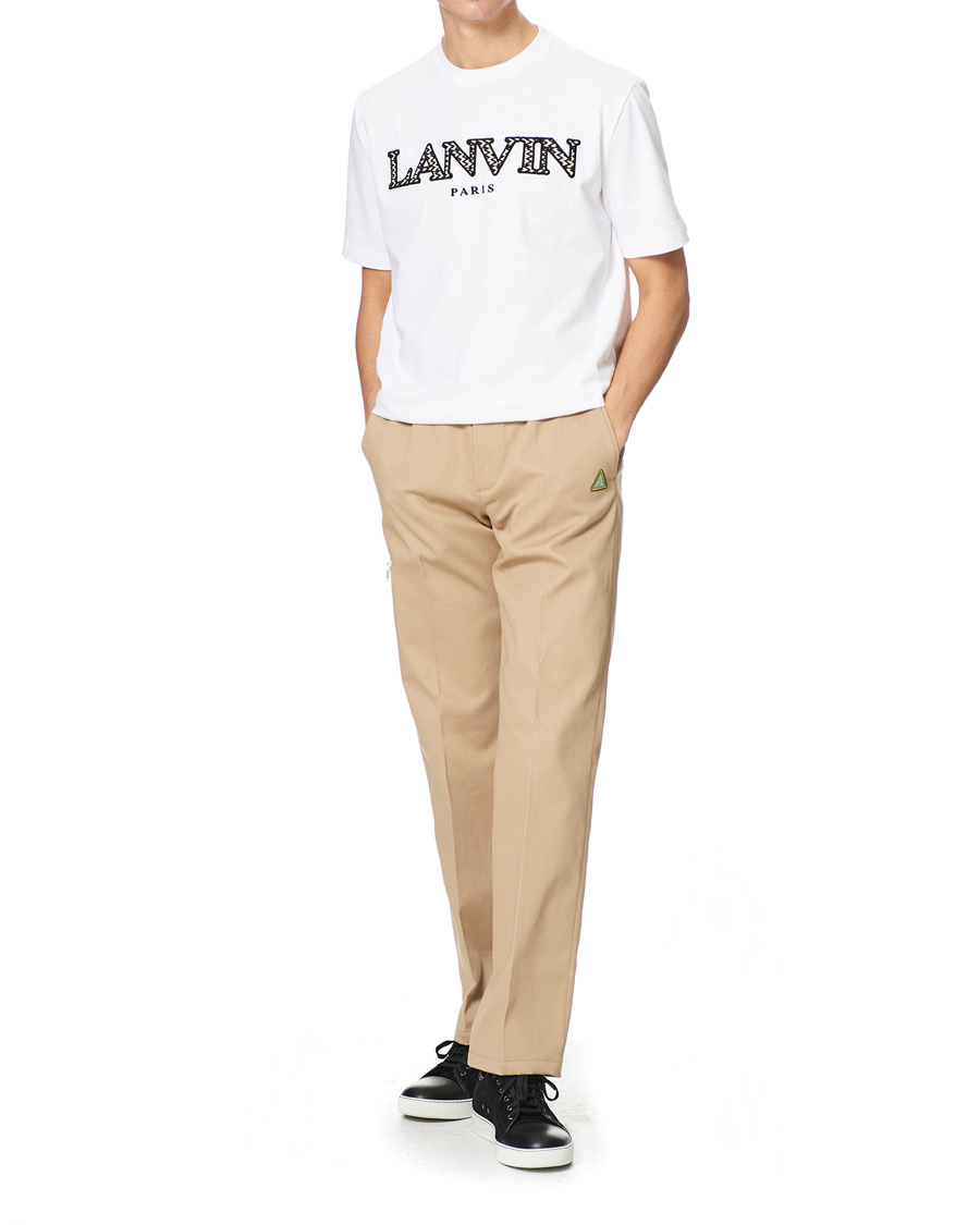 Men | T-Shirts | Lanvin | Curb Logo T-Shirt Optic White