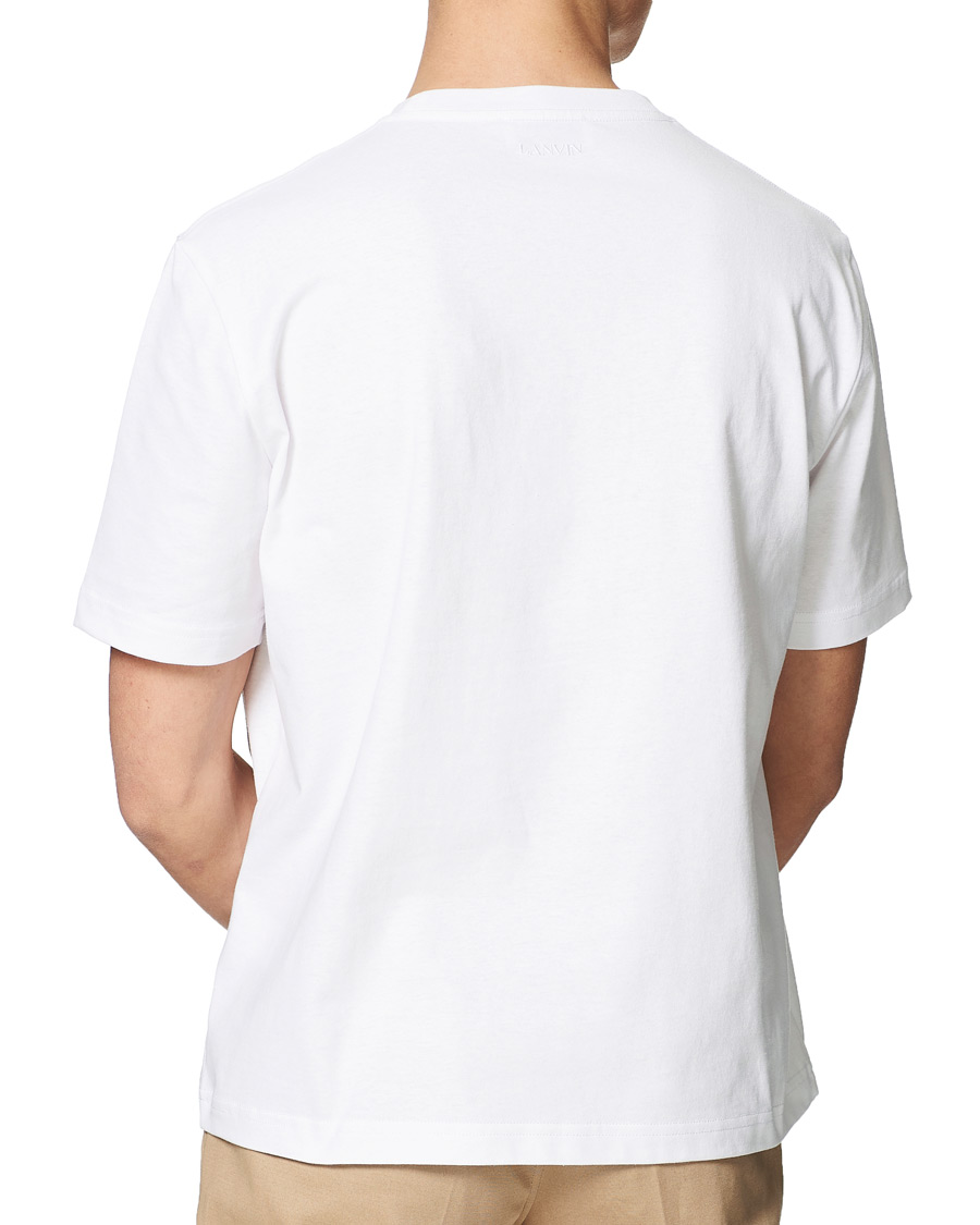 Men | T-Shirts | Lanvin | Curb Logo T-Shirt Optic White