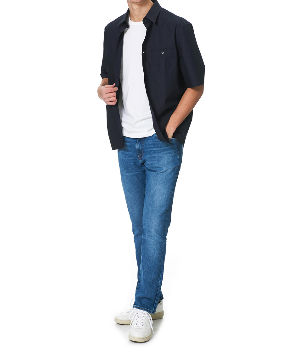 Men | Shirts | Filippa K | Oliver Poplin Shirt Navy