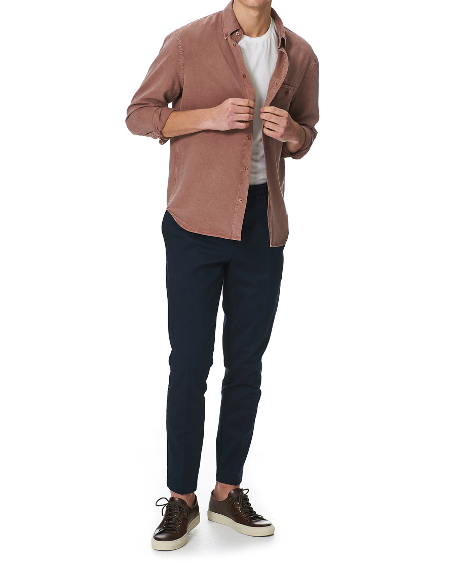 Men | Shirts | Filippa K | Zachary Tencel Shirt Burgundy