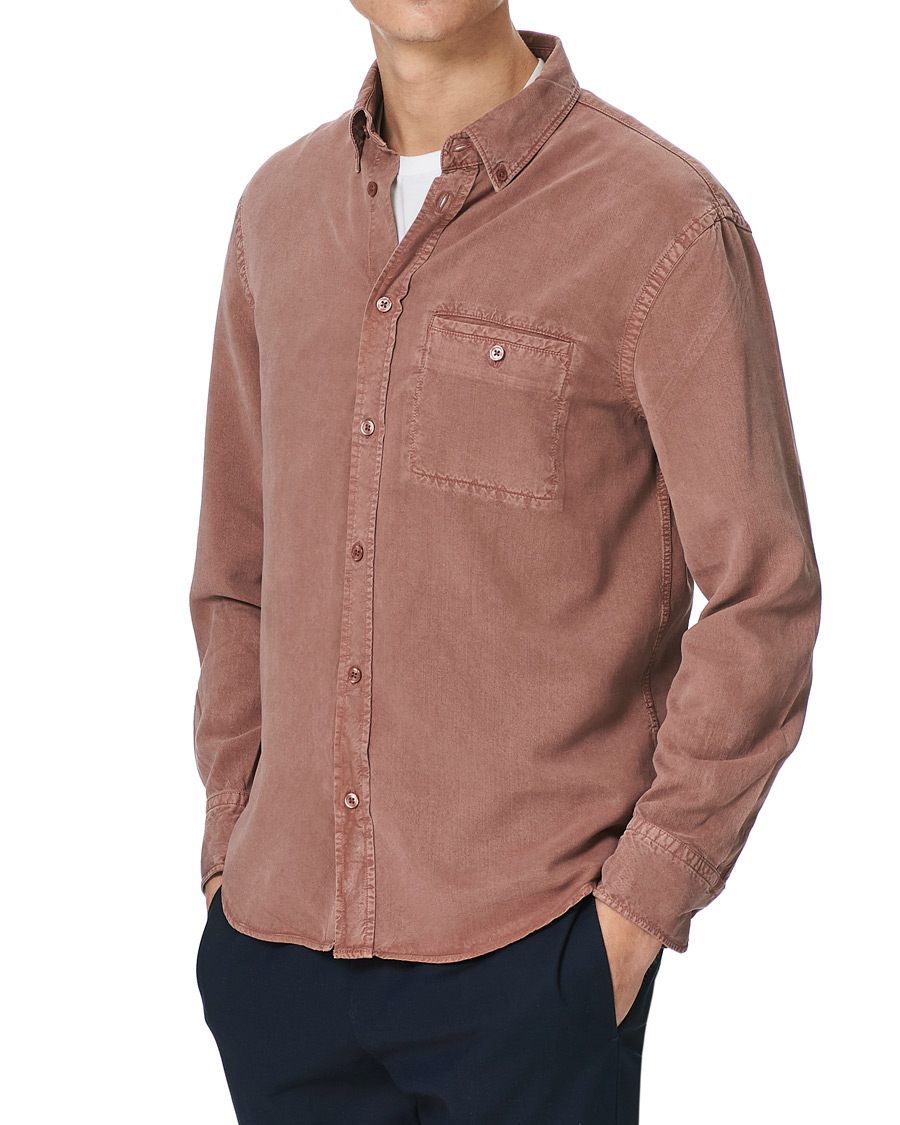 Men | Shirts | Filippa K | Zachary Tencel Shirt Burgundy