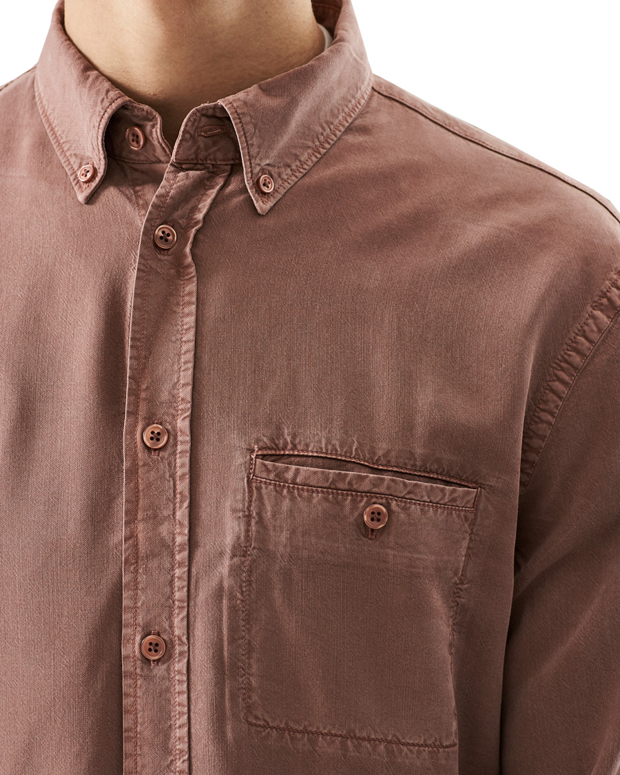 Men | Shirts | Filippa K | Zachary Tencel Shirt Burgundy