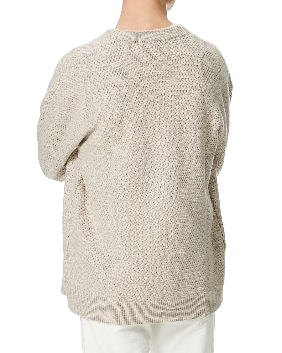 Men | Sweaters & Knitwear | Filippa K | Ash Sweater Beige Melange