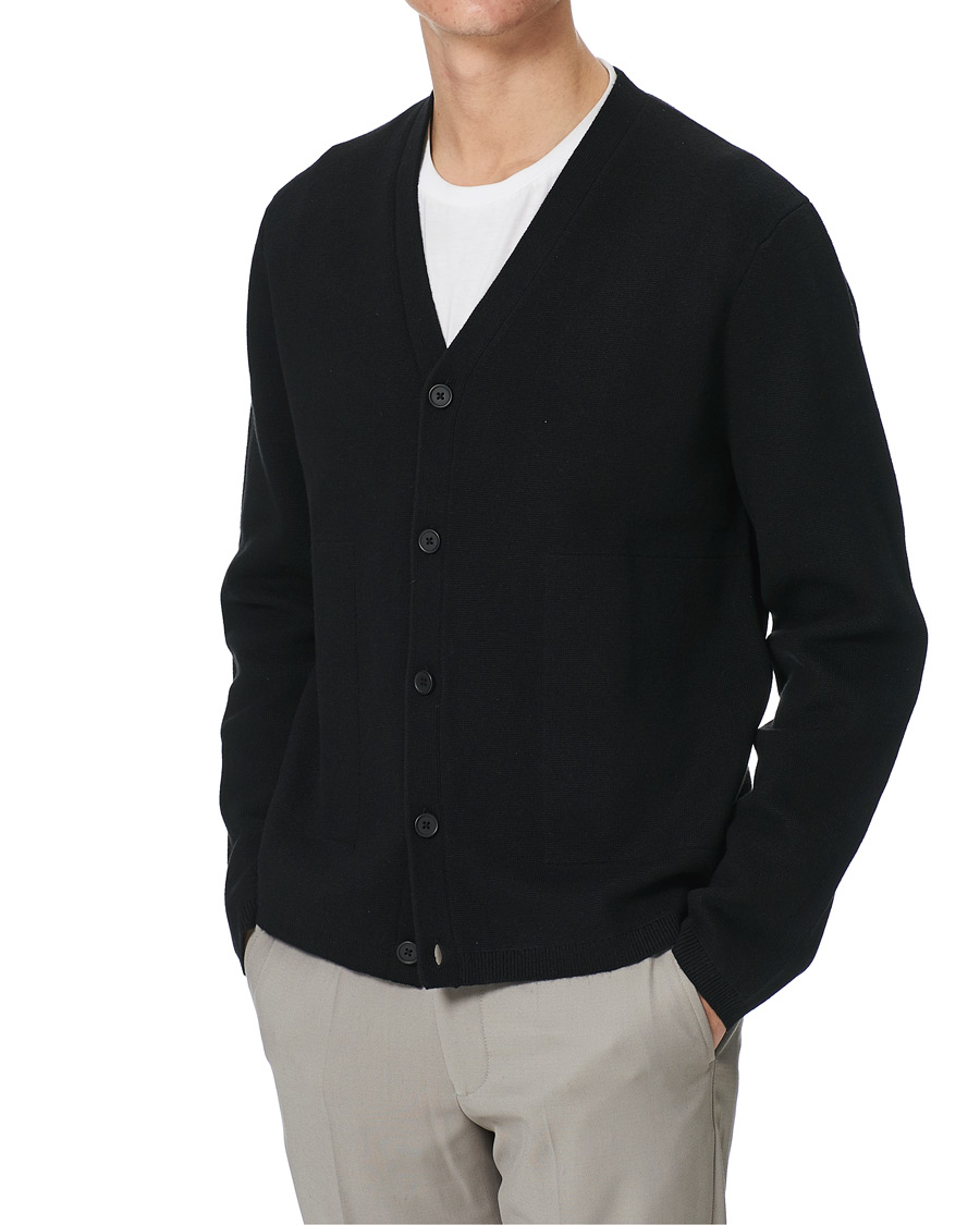 Men | Sweaters & Knitwear | Filippa K | Aaron Cardigan Black