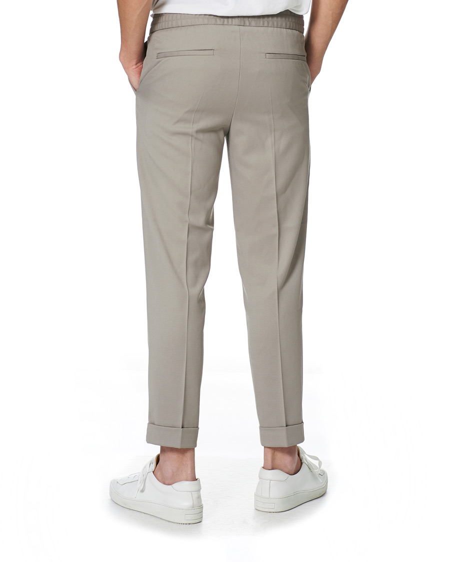 Men | Trousers | Filippa K | Terry Cropped Trousers Light Taupe