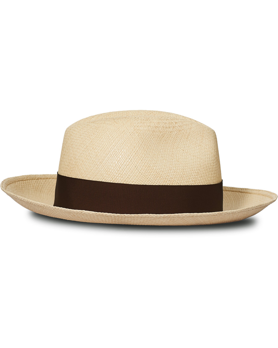 Men | Borsalino Panama Quito With Large Brim Brown | Borsalino | Panama Quito With Large Brim Brown