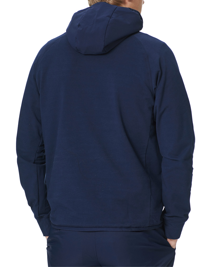 Men | Sweaters & Knitwear | RLX Ralph Lauren | Tech Jersey Half Zip Hoodie French Navy