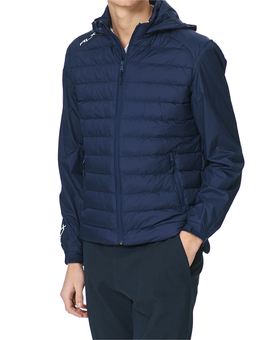 Men | Coats & Jackets | RLX Ralph Lauren | Performance Hybrid Hooded Jacket French Navy