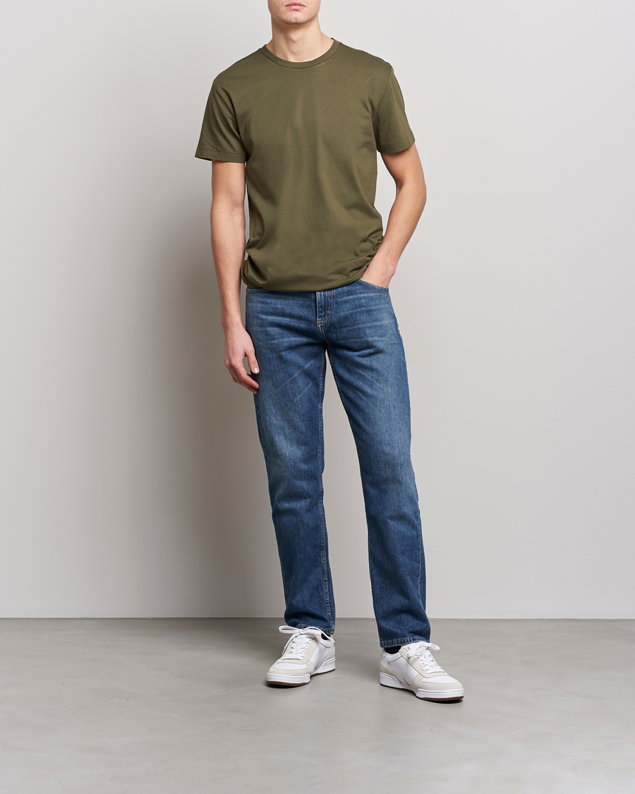Men | T-Shirts | Polo Ralph Lauren | 3-Pack Crew Neck T-Shirt Olive/Green/Dark Green