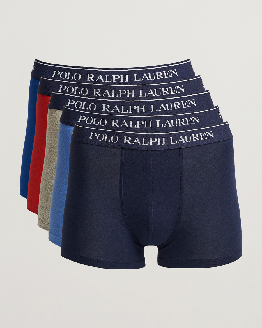 Men | Underwear & Socks | Polo Ralph Lauren | 5-Pack Trunk Multi