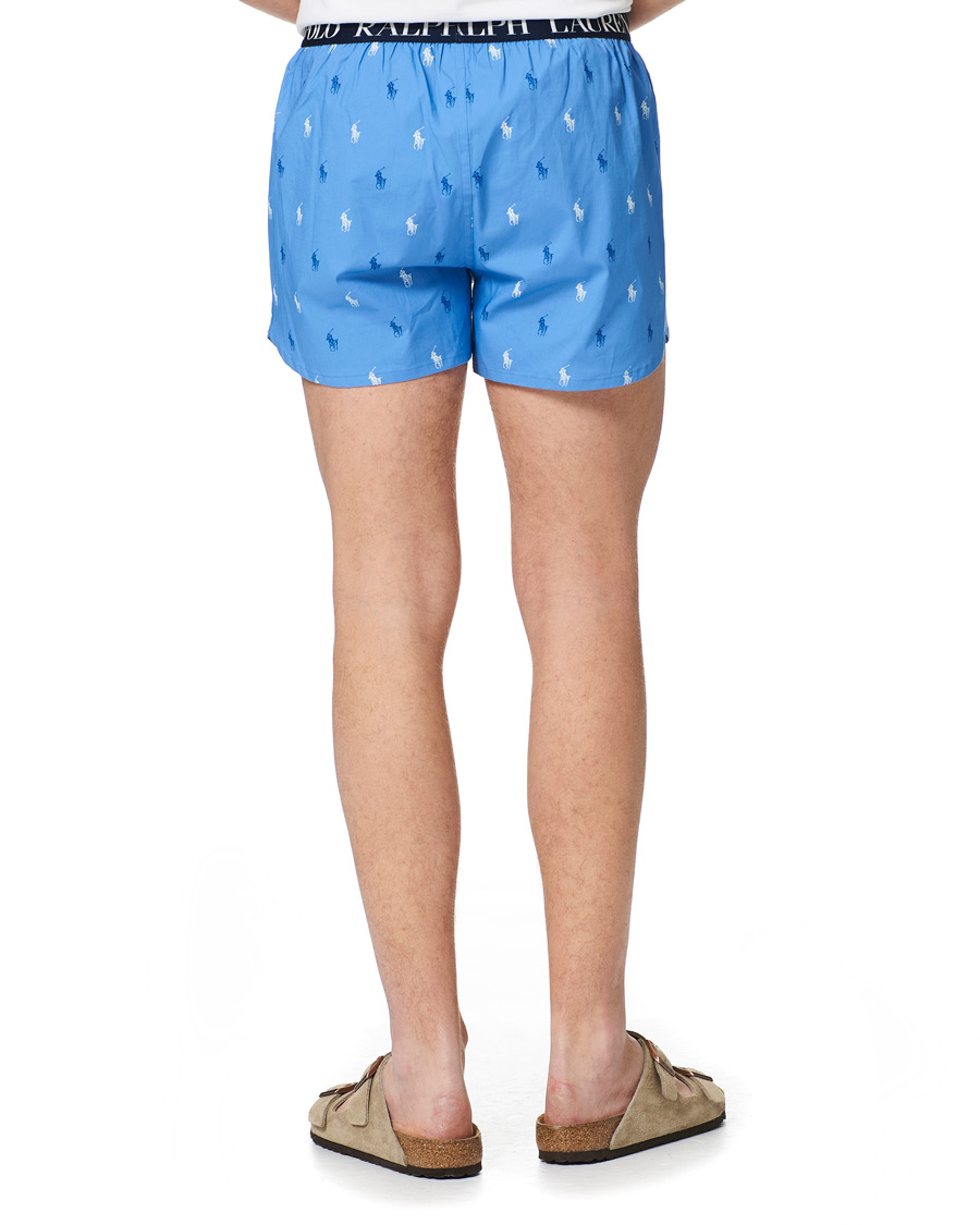 Men | Pyjamas & Robes | Polo Ralph Lauren | Short Sleeve Pyjama Set White/Blue