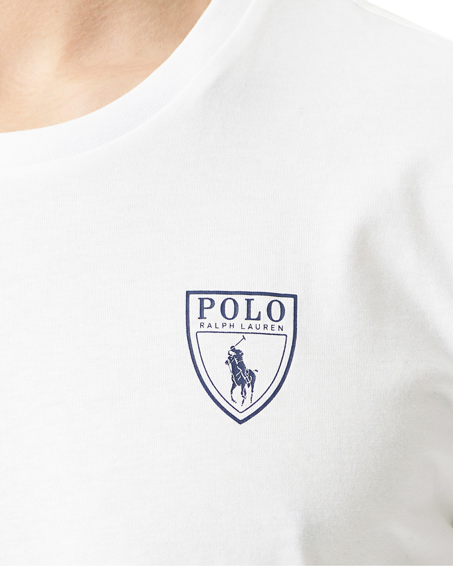Men | Pyjamas & Robes | Polo Ralph Lauren | Short Sleeve Pyjama Set White/Blue